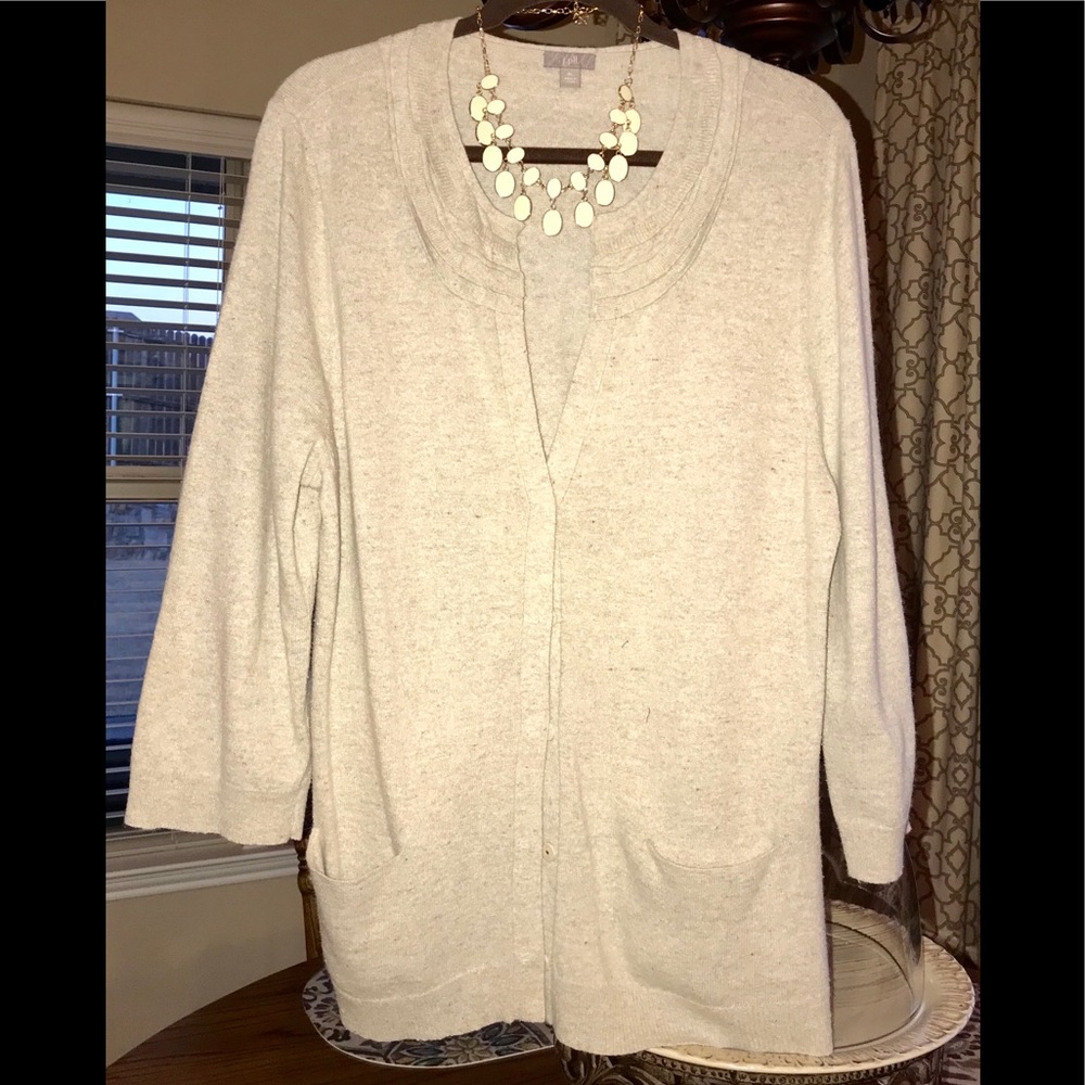 J Jill Oatmeal Sweater